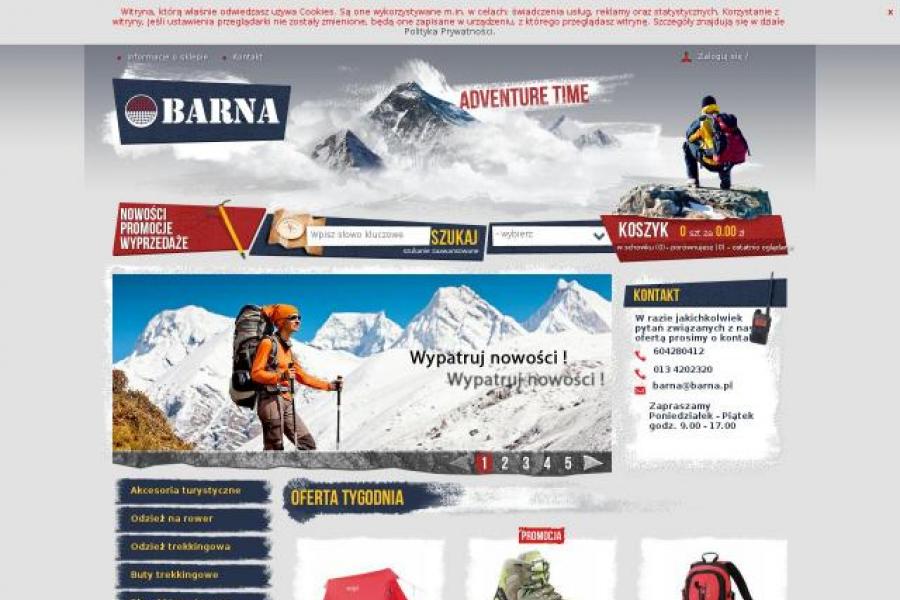 www.barna.pl - Tanie kurtki trekkingowe